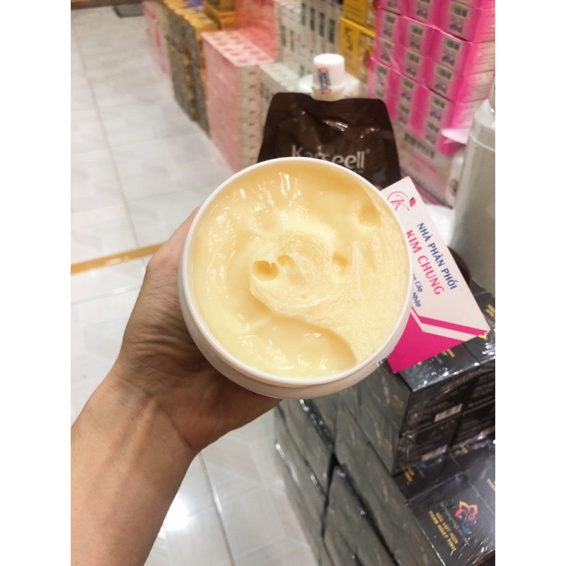 FreeShip Kem Hấp - Ủ- Xả Phục Hồi Tóc Collagen Karseell Maca 500ml Hàng Chính Hãng