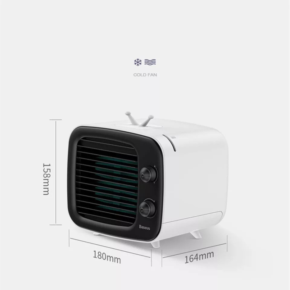 Quạt Hơi Nước Mini Để Bàn Baseus Desktop Evaporative Cooler (320ml Water Tank, 4.2W Air Condition Fan )