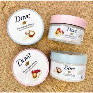 Tẩy da chết body Dove 225ml bản Đức