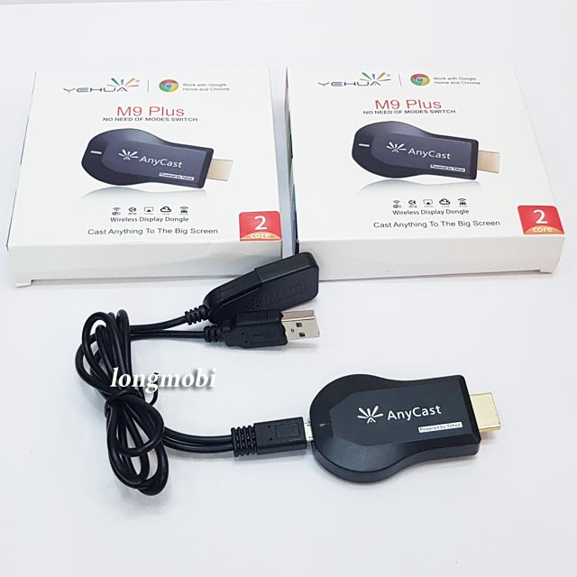 HDMI KHÔNG DÂY DONGLE ANYCAST M9 PLUS FULLHD 1080P