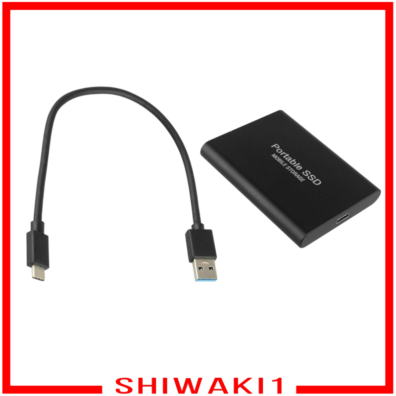 [SHIWAKI1]Metal 2.5\" USB 3.1 Gen-1 SSD External Storage Up to 1050 MB/s