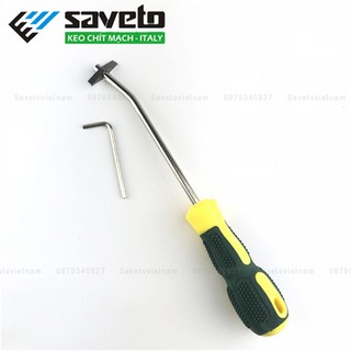 Tua vít cạo ron gạch, dụng cụ cạo mạch gạch đầu thép vonfram siêu cứng.