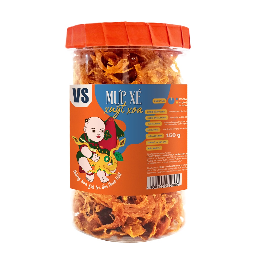 Mực xé xuýt xoa VS 150gr