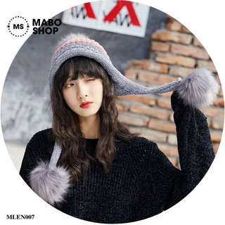 (Mẫu mới 2020) Mũ len nữ thời trang MLEN007