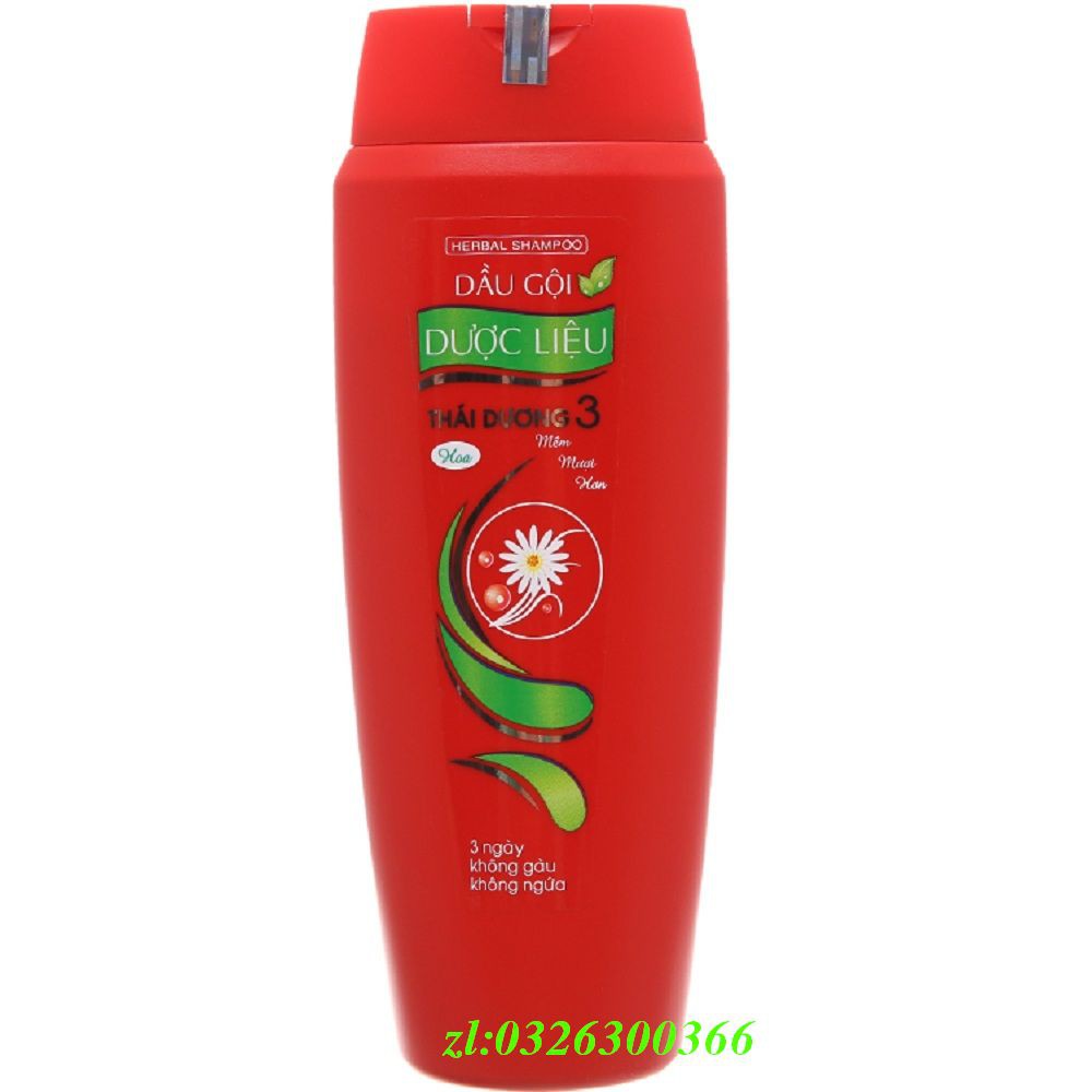 Dầu Gội Đầu 200Ml Dược Liệu Thái Dương 3 Hương Hoa Chính Hãng.