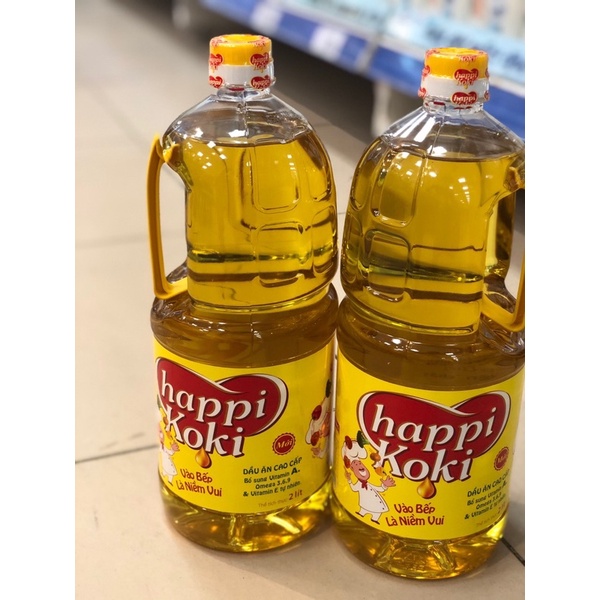 [Mã LIFEHL15K giảm 10% đơn 0Đ] Dầu Ăn Happi Koki 2L