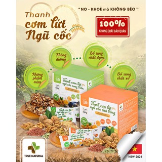 Thanh cơm lứt ngũ cốc chà bông Herbslim