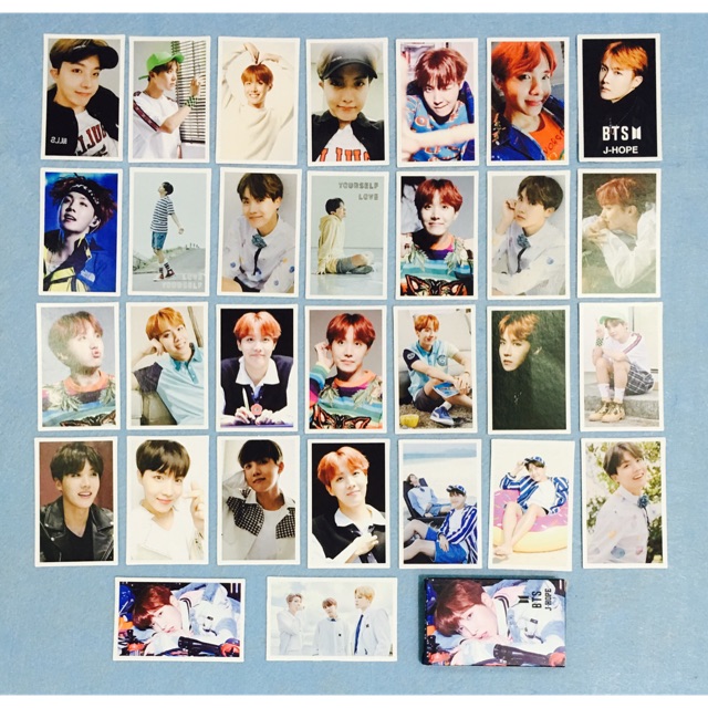 Bộ Lomo card J-HOP BTS gồm 30 tấm khác nhau