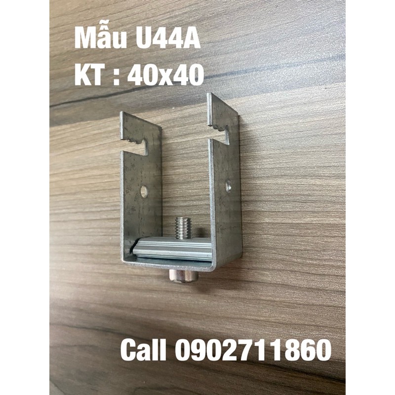 Pat U kẹp dưới solar mẫu cải tiến 30x60 40x40 40x80 đủ size VH
