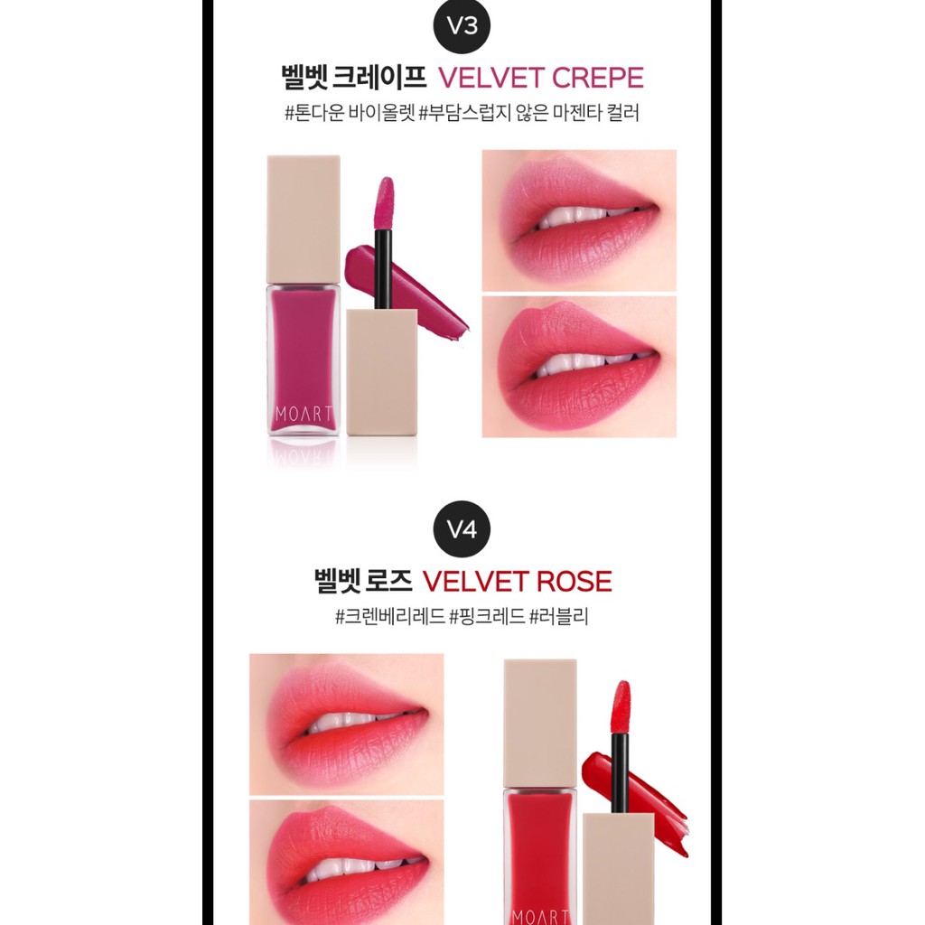 Son Tint Lì Moart Velvet Lip Tint 9ml