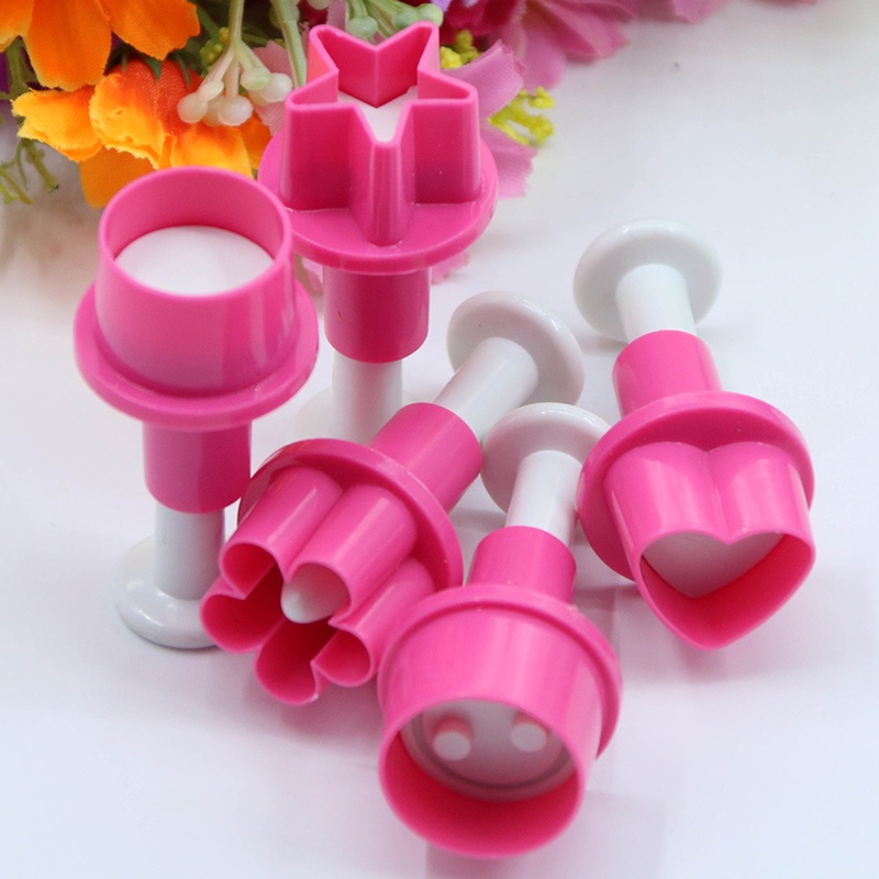 Set 5 Khuôn Cắt Trang Trí Bánh Xinh Xắn