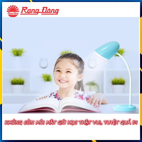 Đèn Học Chống Cận Rạng Đông RL38 LED 6W Phím Cảm Ứng 3 Mức Độ Sáng và Đổi 3 Màu Chính Hãng Rạng Đông