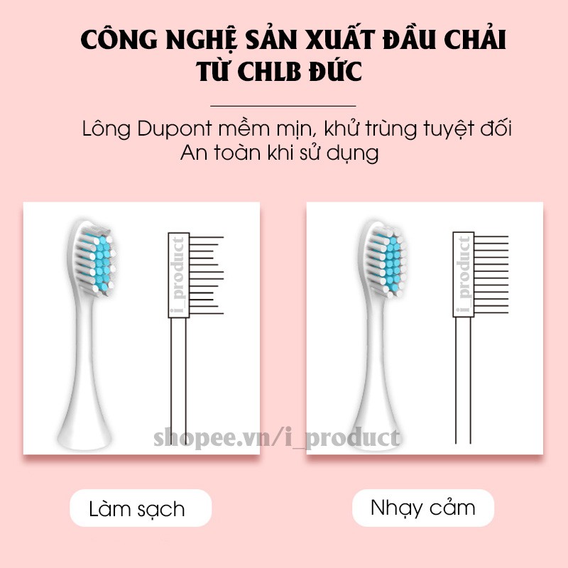 Bàn chải điện tự động Sonic X7 và giá treo gọn gàng tiện dụng - Hachico