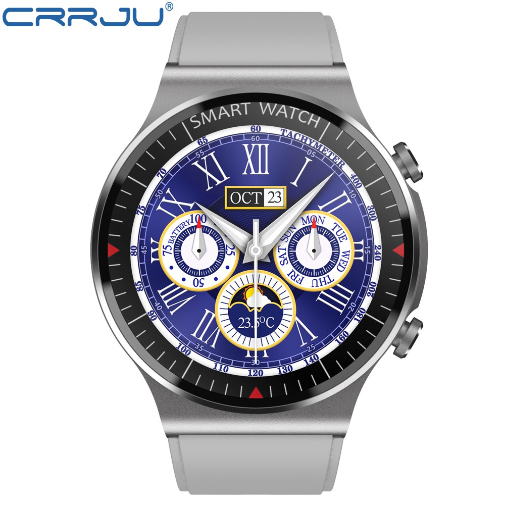 Đồng Hồ Thông Minh Đeo Tay Crrju Cj1001a Chức Năng Báo Nhịp Tim Màn Hình Ngủ Chống Nước Cho Điện Thoại Ios Android