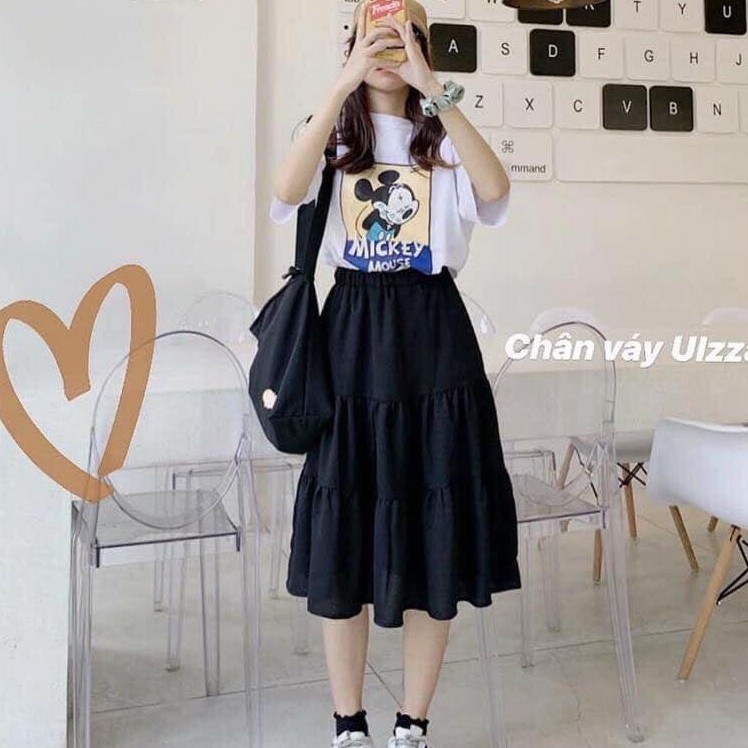 Chân váy dài 💎 Chân váy voan 3 tầng, chân váy trắng/đen, chân váy voan ngắn, chân váy voan dài 💎 Chân váy ulzzang - ZaZi | BigBuy360 - bigbuy360.vn