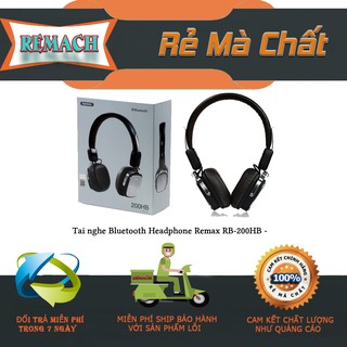 Tai nghe Bluetooth Headphone Remax RB-200HB - Hàng phân phối chính hãng -dc2451