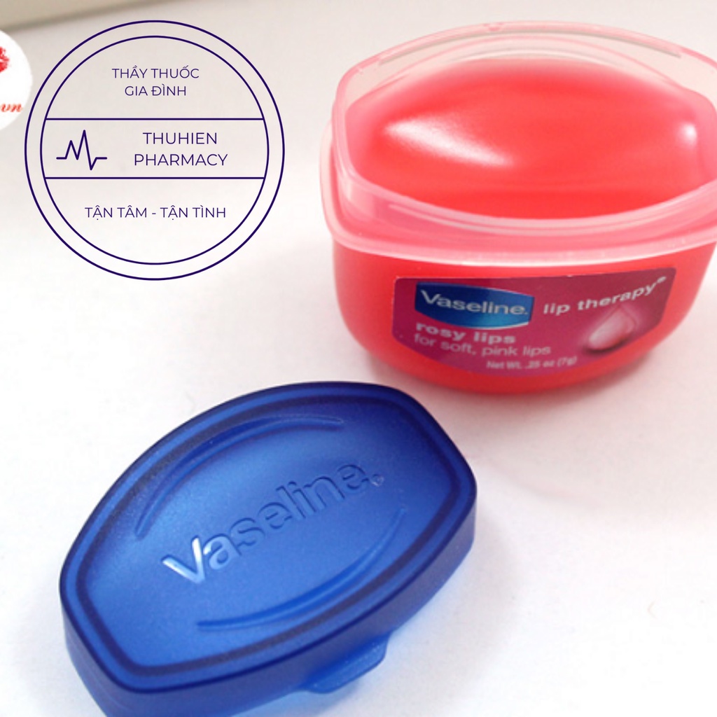 Son dưỡng môi có màu Vaselin Lip Therapy Rosy Lips 7g - Sáp dưỡng àm mềm môi, giảm thâm môi