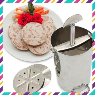 Khuôn Làm Giò Thủ Chả Lụa Inox Không Gỉ Sáng Bóng 2 Kích Cỡ Lựa Chọn