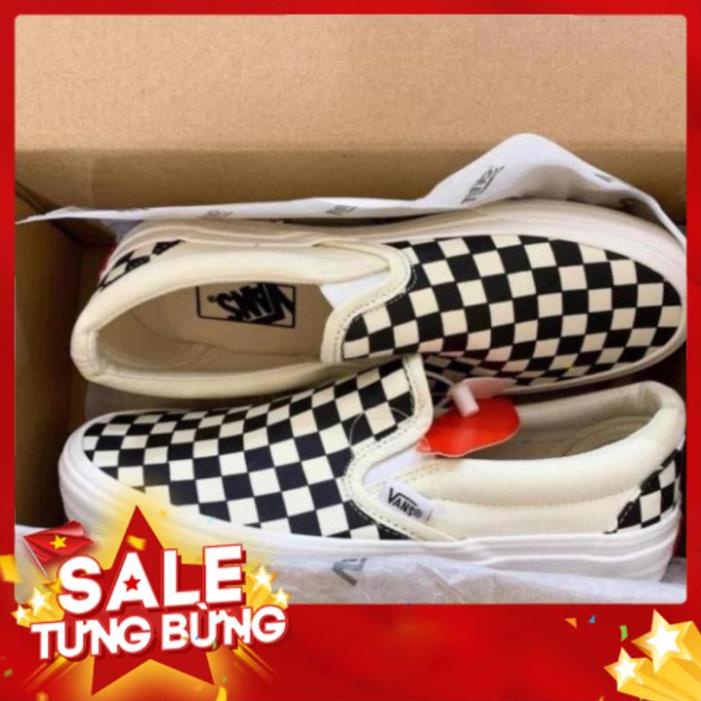 [Freeship+Box Bill] Giày 𝐕𝐀𝐍𝐒 Caro Slip-on lười nam nữ Giày sneaker lười hot nhất 2021 HS