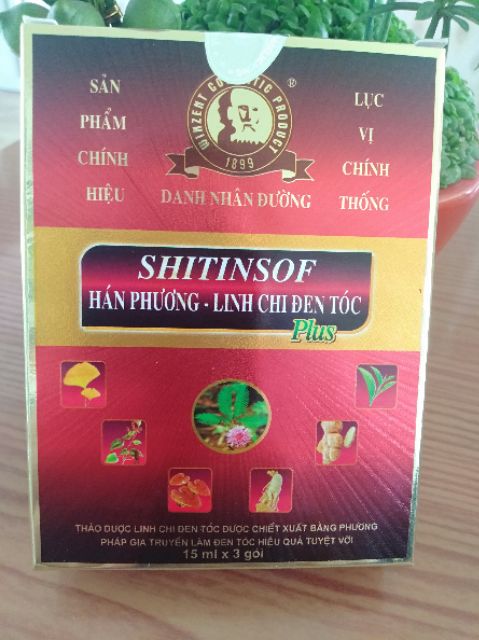 Dầu gội nhuộm đen tóc thảo dược Shitinsof