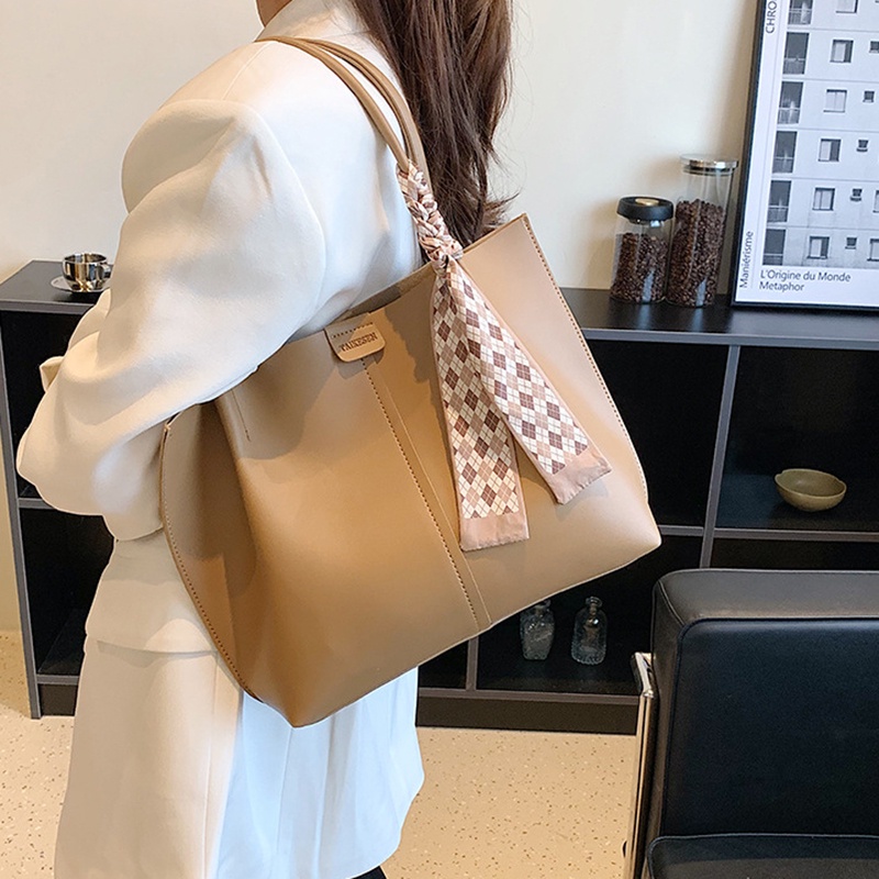 Túi Đeo Vai Da PU Sức Chứa Lớn Thời Trang Cho Nữ