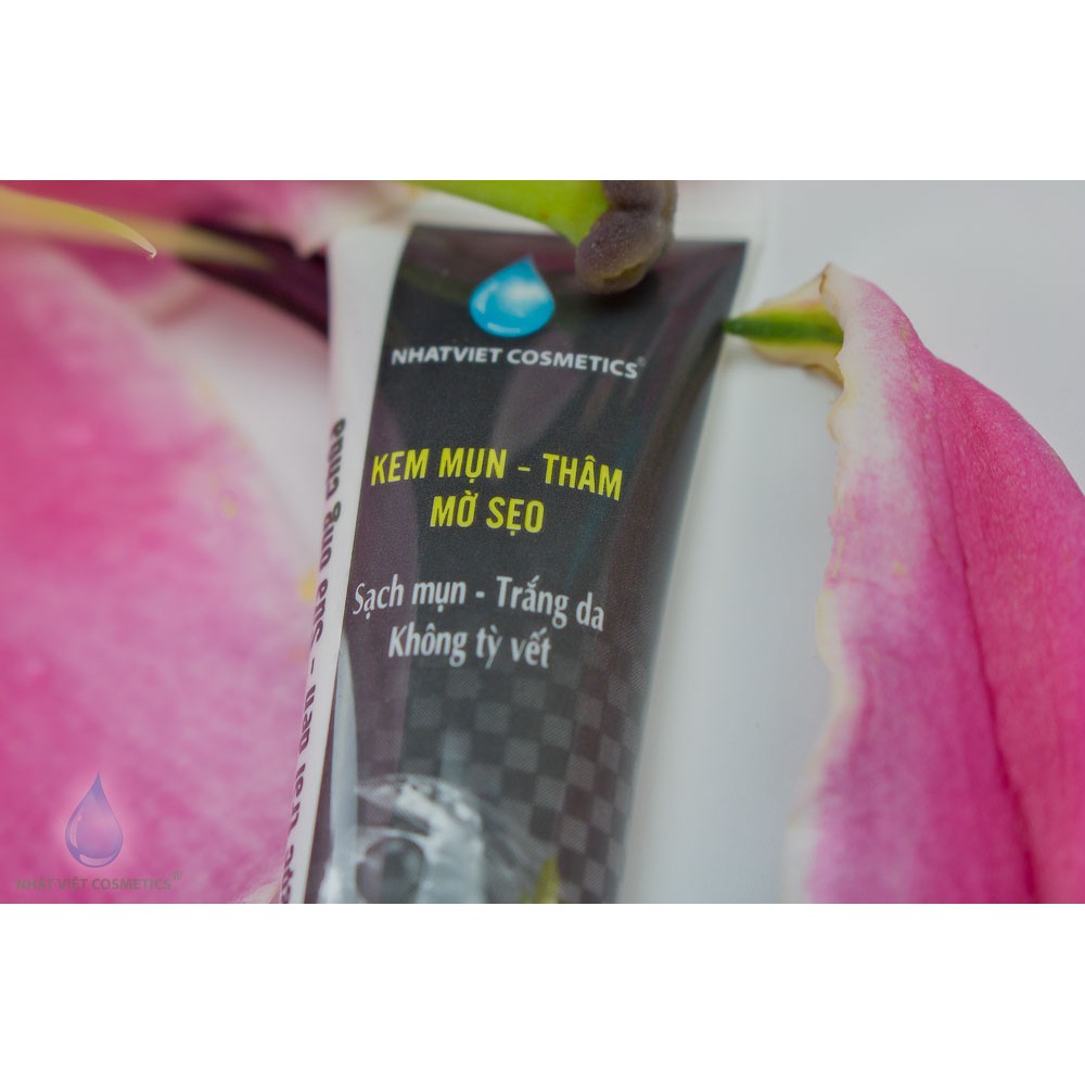 Tuýp kem siêu chấm mụn 24h, xóa thâm, liền sẹo ngọc trai đen, sữa ong chúa 15g