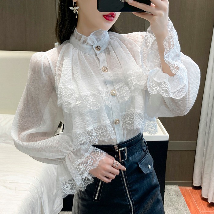 (ORDER) Áo nữ kiểu ulzzang tiểu thư AK1400