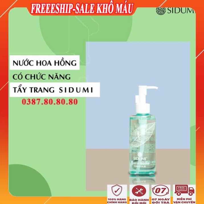 [ Freeship - SALE KHÔ MÁU ] Nước hoa hồng kiêm tẩy trang sidumi/ Nước hoa hồng cho da dầu mụn đa năng cao cấp