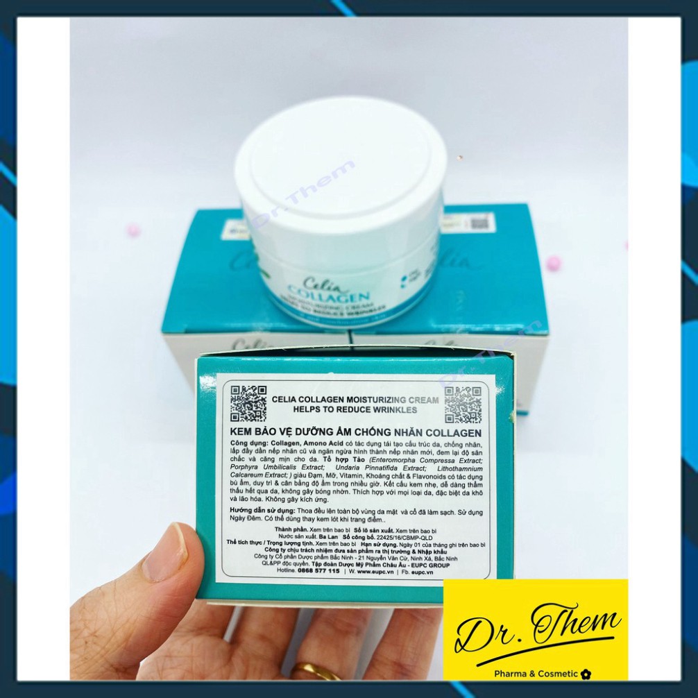 1211 ✅[CHÍNH HÃNG] Celia Collagen Kem Bảo Vệ Dưỡng Ẩm Chống Nhăn - Celia Collagen Moisturizing Cream Helps To Reduce Wri