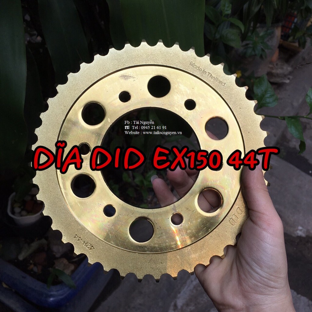 Dĩa Thái Vàng Cho Xe Exciter 150 - Winner - Sirius