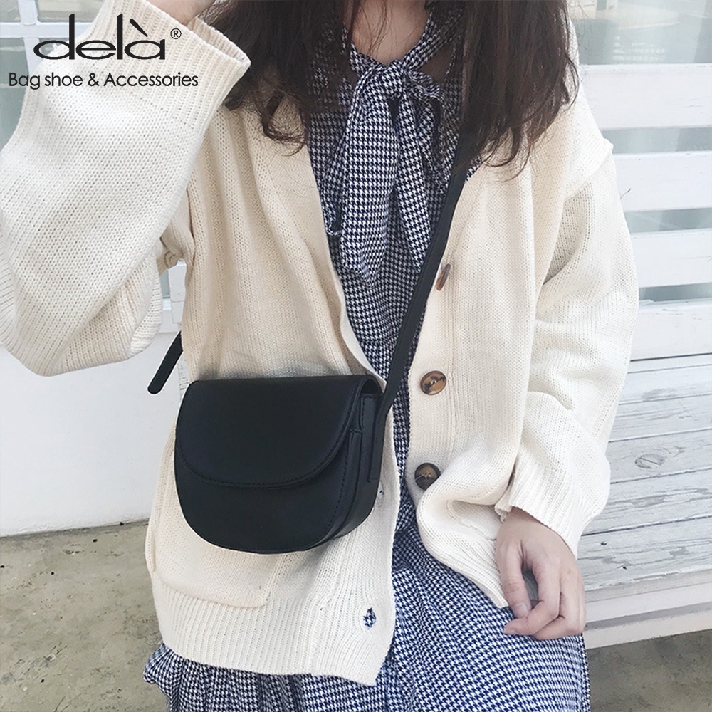 Dela Túi Đeo Vai Hình Vuông Cỡ Nhỏ Phong Cách Hồng Kông Cổ Điển Thời Trang Cho Nữ