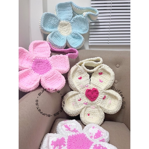 Túi Hoa Daisy Len HANDMADE 🌼