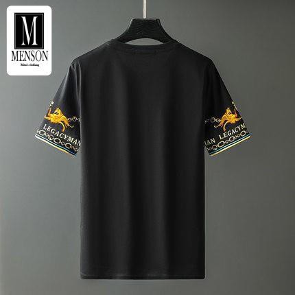 [Hàng Siêu Cấp] Áo Thun Nam, Áo Phông Nam Hàng Hiệu Cao Cấp Đính Đá In Hình 3D, Chất Mát 100% Cotton Chuẩn Form M1124 | BigBuy360 - bigbuy360.vn