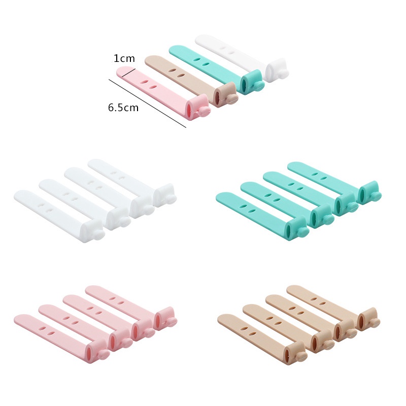 4 Dây Quấn Dây Cáp / Tai Nghe / Dây Cáp Bằng Silicone