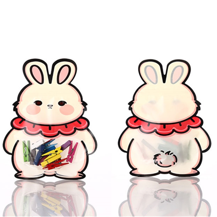 Túi Đựng Bánh Kẹo Có Khóa Kéo In Hình Hoạt Hình Dễ Thương Tiện Dụng