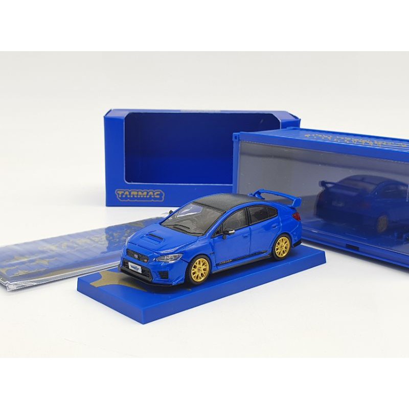 Xe Mô Hình Subaru WRX STI 1:64 Tarmac Works ( Xanh Dương )