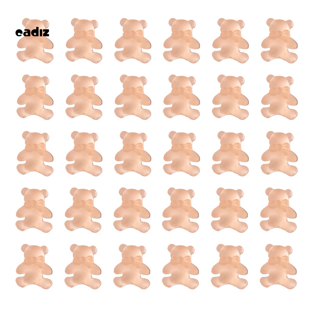 [Hàng mới về] Phụ kiện hình gấu dùng trang trí móng tay nghệ thuật cho nữ