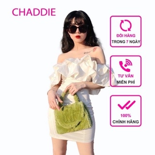Đầm trễ vai cúp ngực phối bèo siêu xinh - ERICA dress