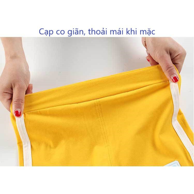 HOTQuần Short Bé Gái sọc kẻ năng động - Quần Thun Cho Bé cotton co giãn 4 chiều, thấm hút