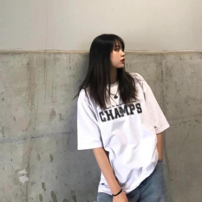 Áo thun nam nữ unisex tay lỡ A72 Champs PT3, áo phông tay lỡ unisex form rộng oversize streetwear