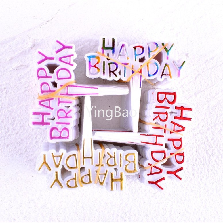 Set 100 Que Cắm Trang Trí Bánh Sinh Nhật Mini Nhiều Màu Dễ Thương
