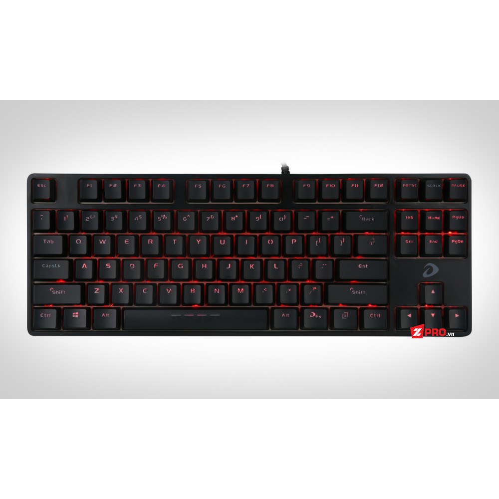 [Mã 267ELSALE hoàn 7% đơn 300K] Bàn phím cơ DareU EK87 Multi LED Brown/Blue/Red switch