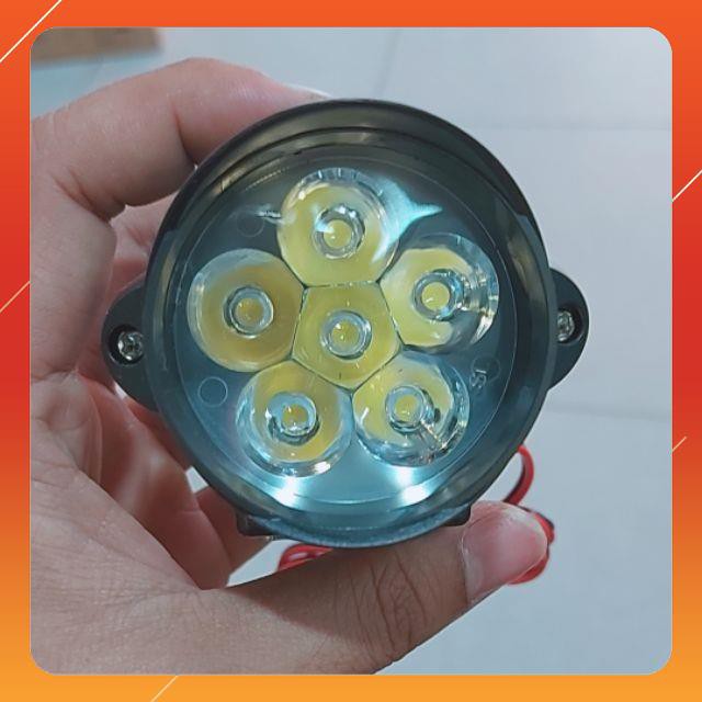 Đèn trợ sáng 6 tim led ánh sáng trắng