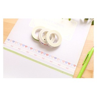 Cuộn Washi Tape 8mm x 10m