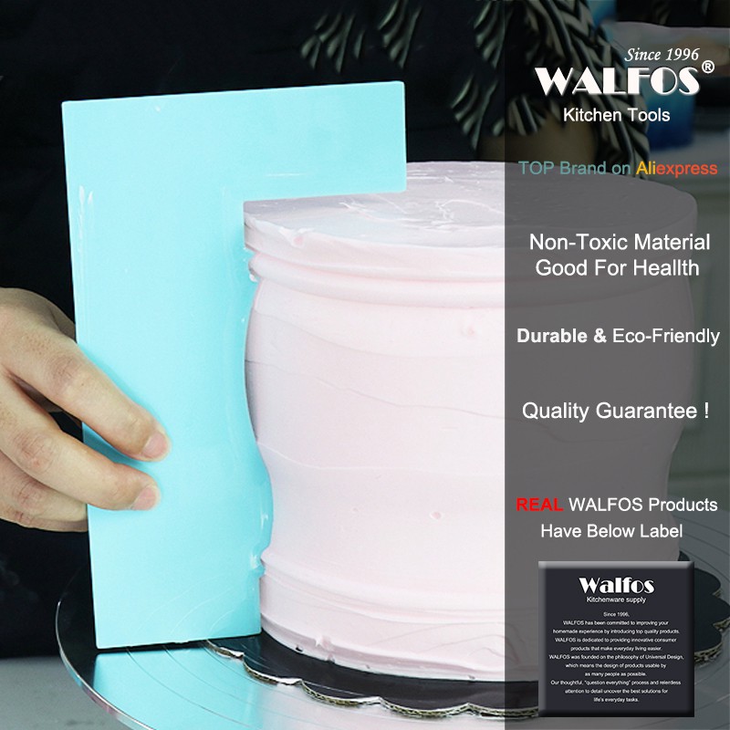 Dụng Cụ Chà Láng WALFOS Dùng Để Định Hình Trang Trí Bánh