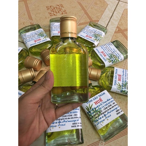 Tinh dầu Tràm Huế nguyên chất 100% chai thủy tinh