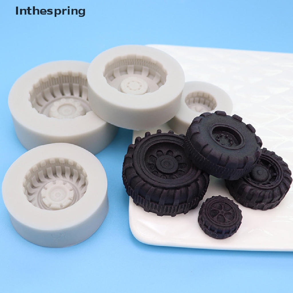Khuôn silicone làm bánh hình bánh xe độc đáo
