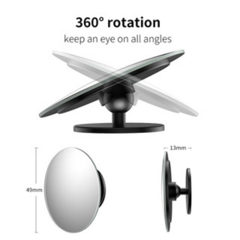 Gương cầu lồi ô tô 360 độ loại 1,,Gương cầu mini cho kính lái