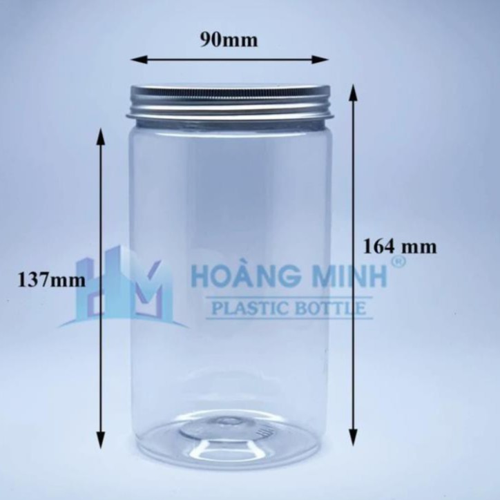 Hũ Nhựa PET 1000ml Nắp Nhôm Giá  Xuất Xưởng