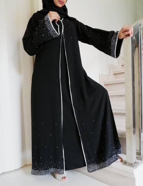 Mới Áo Choàng Abaya Saudi Arabia 368